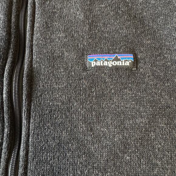 PATAGONIA Better Sweater 1/4 Zip Fleece Pullover Women's Size L Black Branded - Picture 8 of 15